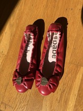 Le Babe Red Bow Ballet Flats