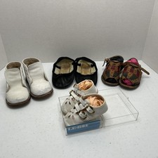 Lot of 4 Vintage Baby Shoes